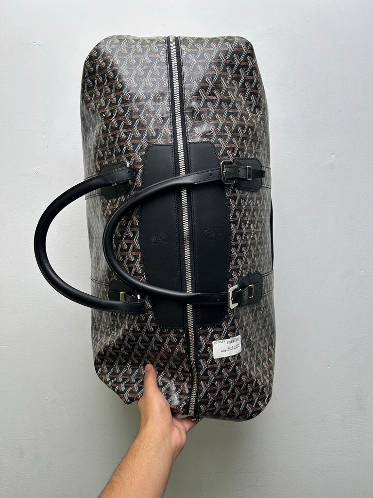 Preowned Goyard Black Boeing 55 Duffle