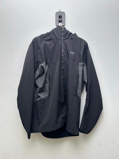 Preowned Arctyrex Black Grey Zip Up Jacket Size XL