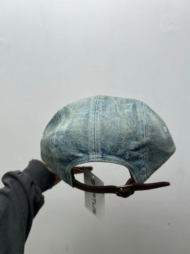 New Supreme Denim Navy Box Logo Hat