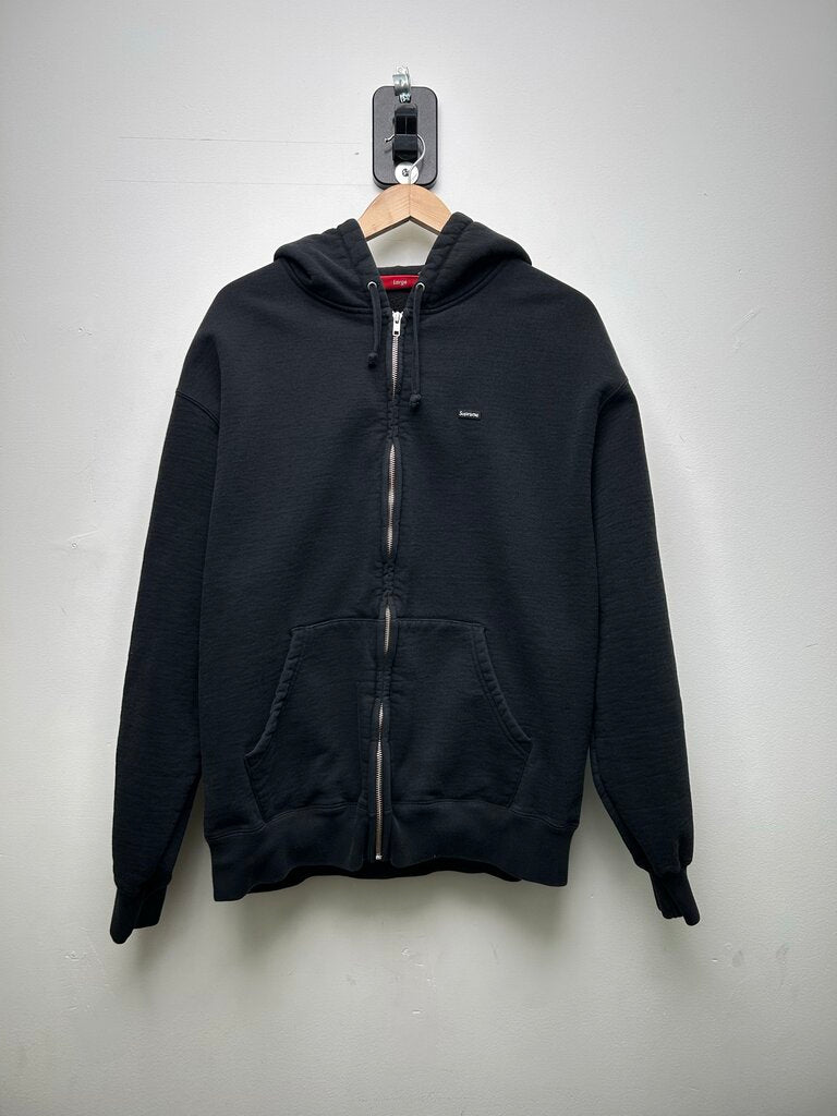 Preowned Supreme Small Box Logo Zip Up Sz.Large