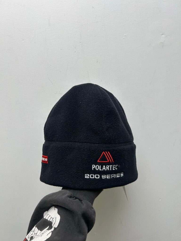 Preowned Supreme Black Fleece Polartec Beanie