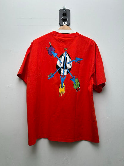 New Matty Boy Red Anti Promo Tee Sz.Large