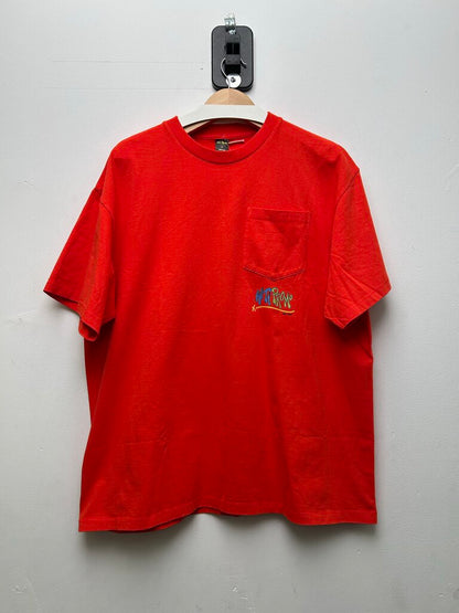 New Matty Boy Red Anti Promo Tee Sz.Large