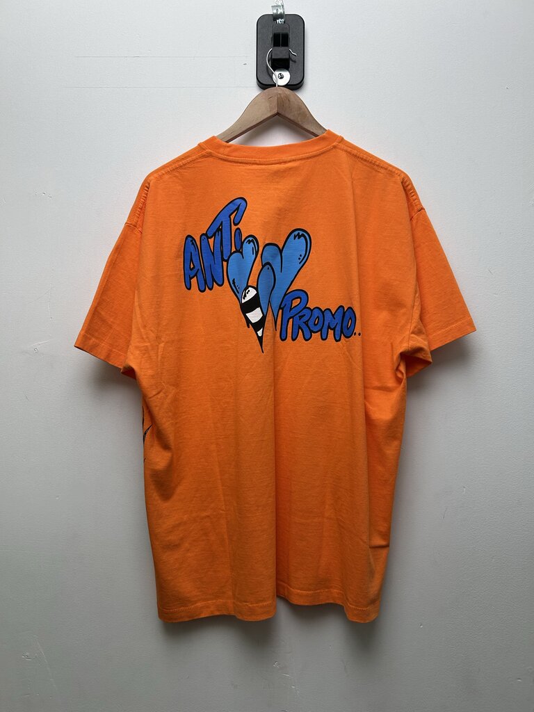 New Matty Boy Anti Promo Orange Blue Tee Sz.Large