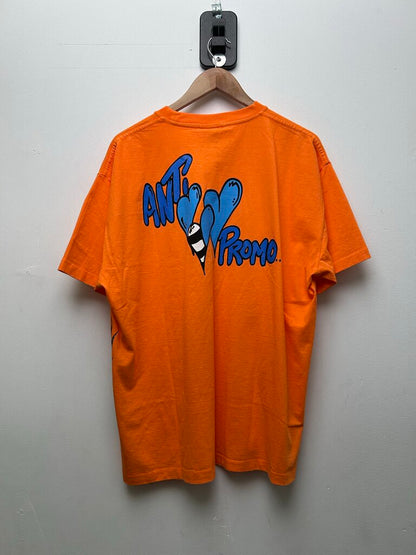 New Matty Boy Anti Promo Orange Blue Tee Sz.Large