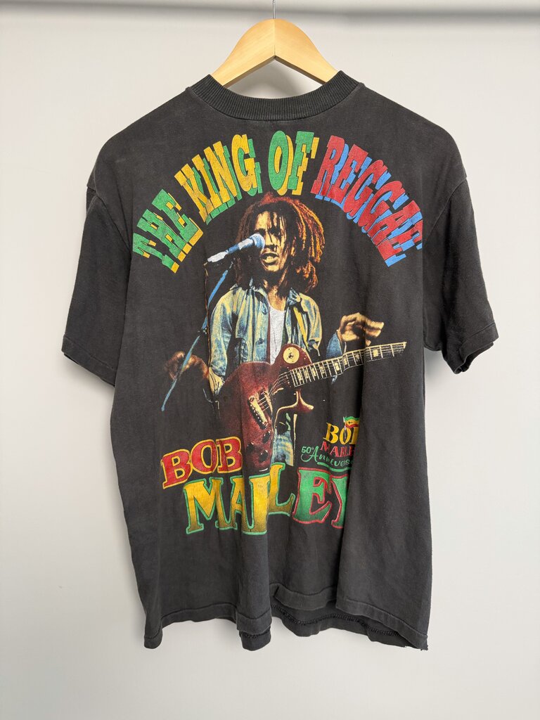 90s Bob Marley King of Reggae Rap Tee size L