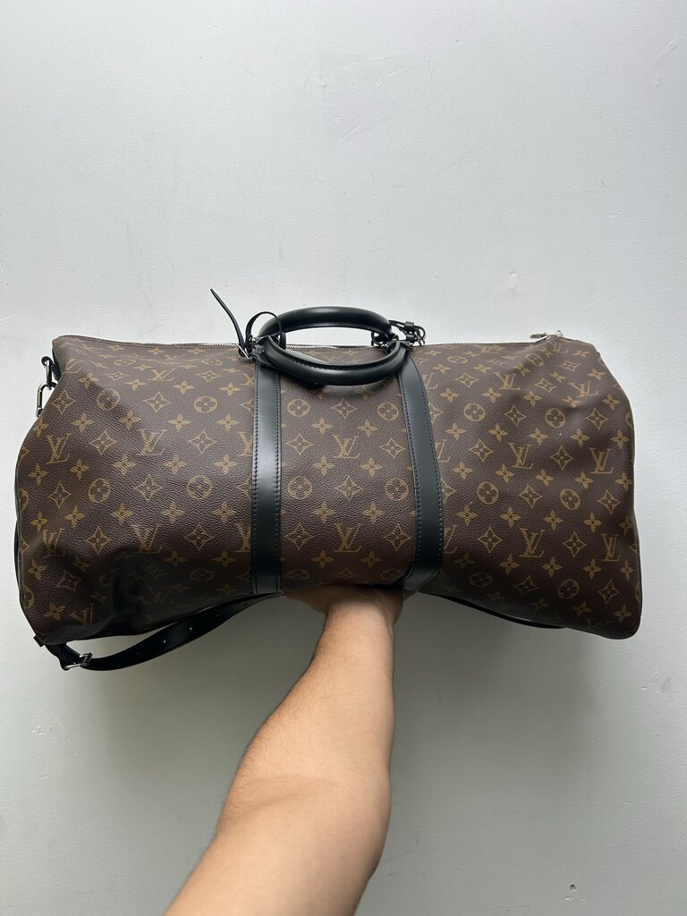 Preowned Louis Vuitton Brown Monogram Keepall '55
