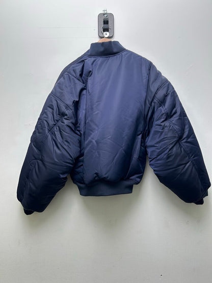 New Gv Gallery Navy Bomber Jacket Sz XL