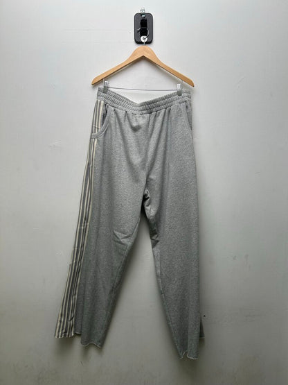 New Gv Gallery Lil Leon Grey 3 Stripe Sweatpants Sz XL
