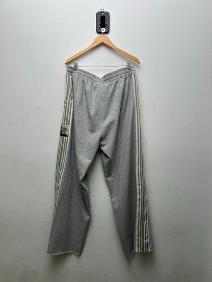 New Gv Gallery Lil Leon Grey 3 Stripe Sweatpants Sz XL