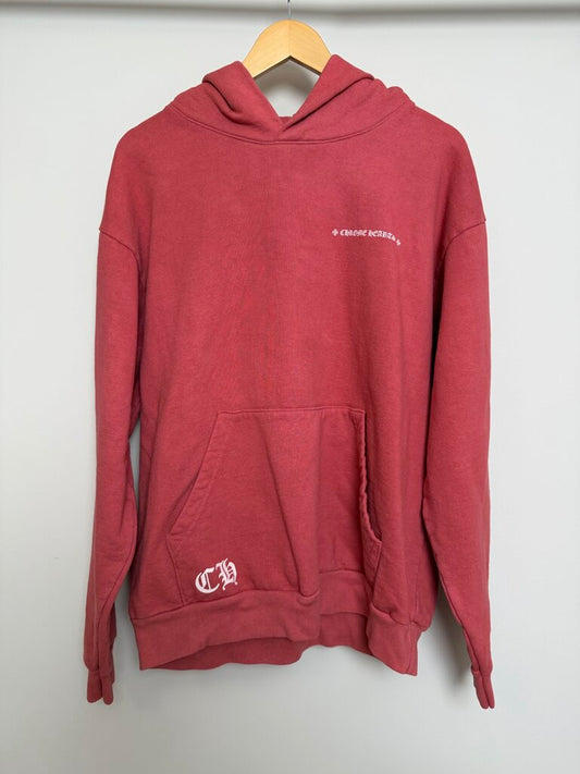 Preowned Chrome Heart CLB Red Hoodie size L