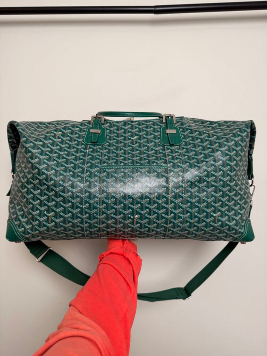 Preowned Goyard Boeing Green 55 W/Strap