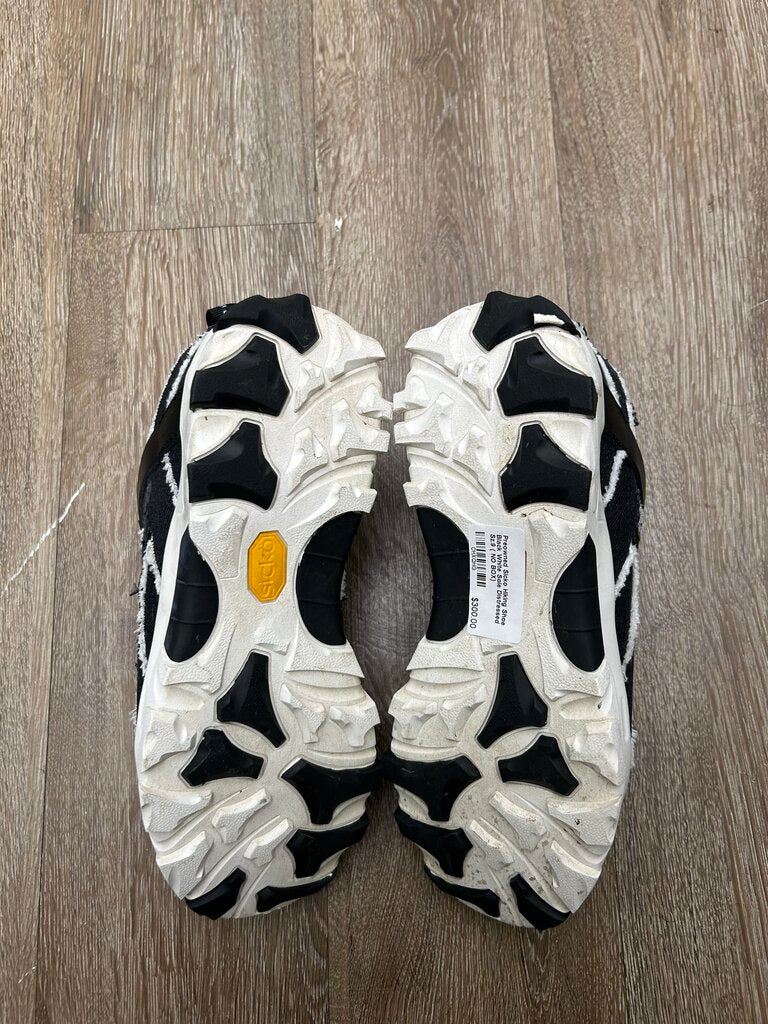 Preowned Sicko Hiking Shoe Black White Sole Distressed Sz.9 ( NO BOX)