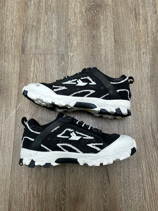 Preowned Sicko Hiking Shoe Black White Sole Distressed Sz.9 ( NO BOX)