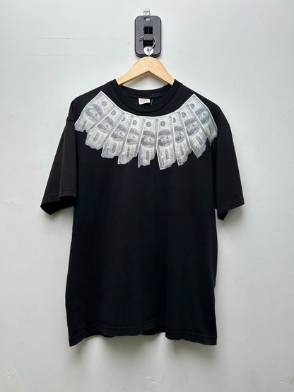 Preowned Supreme MM6 Margiela Black Money Tee sz.Medium