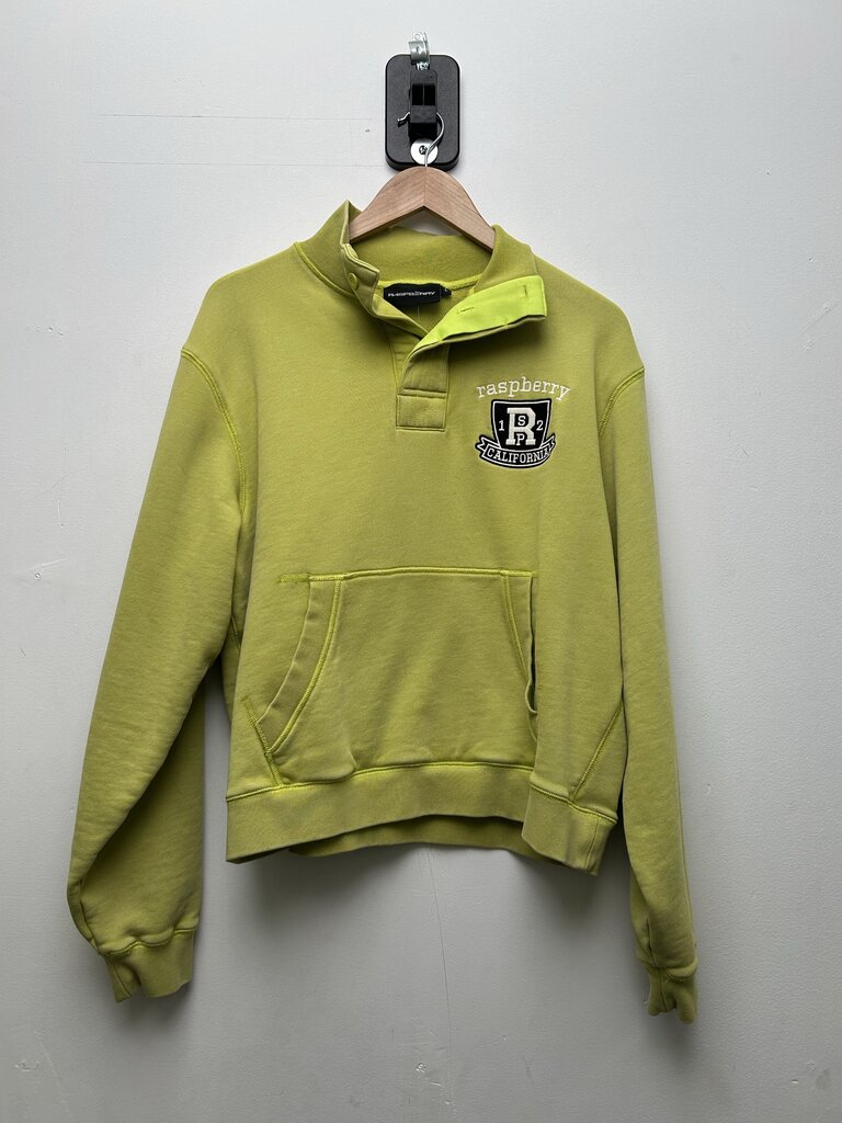 Preowned Gv Gallery Lime Green 1 of 1 quarter zip Sz L