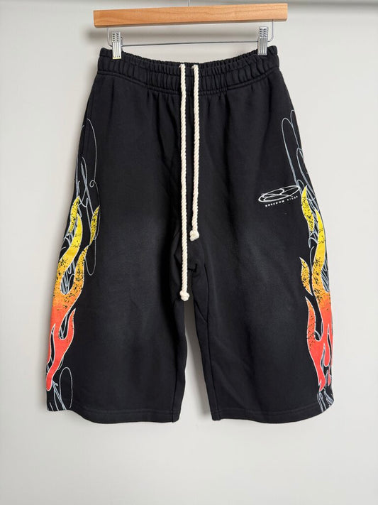 New Boredom Kills Flame 3/4 Shorts Sz. XXL
