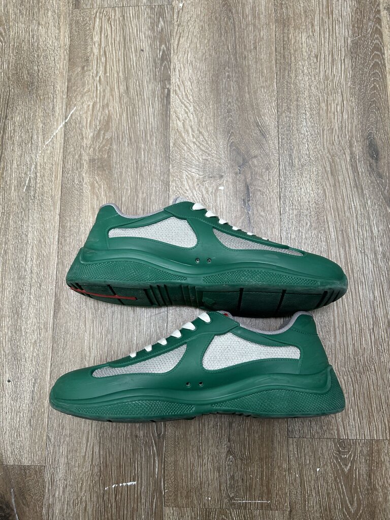 Preowned Prada Cups Green Grey Rubber Sz.45