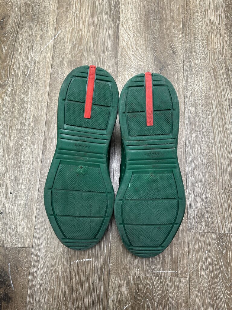 Preowned Prada Cups Green Grey Rubber Sz.45