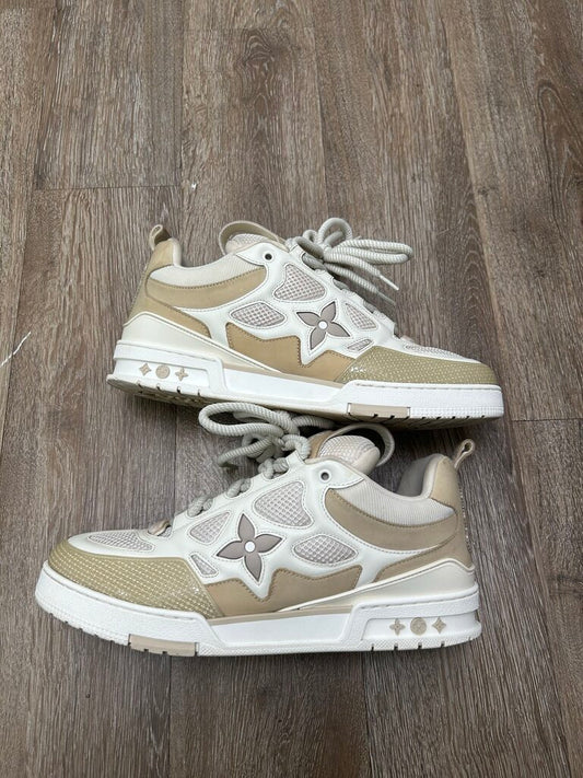 Preowned Louis Vuitton Tan Cream Skates Sz.11LV/13M