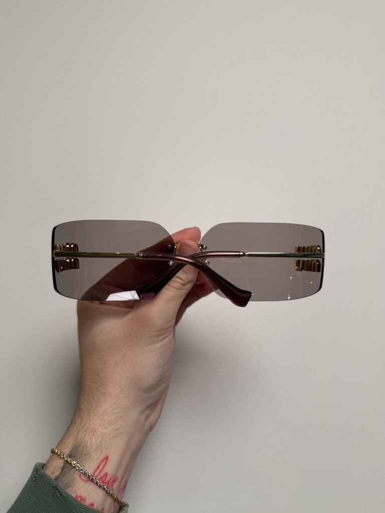 New Miu Miu Clear Gold Frames