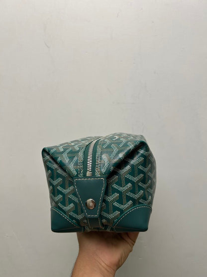 Preowned Goyard Green Boeing Toiletry