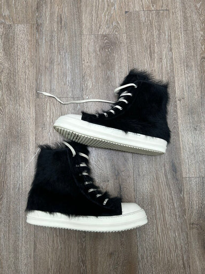 Preowned Rick Owens Mohair Black Milk Ramone sz.48