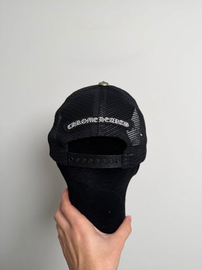 Preowned Chrome Heart Cemetery Camo Logo Trucker