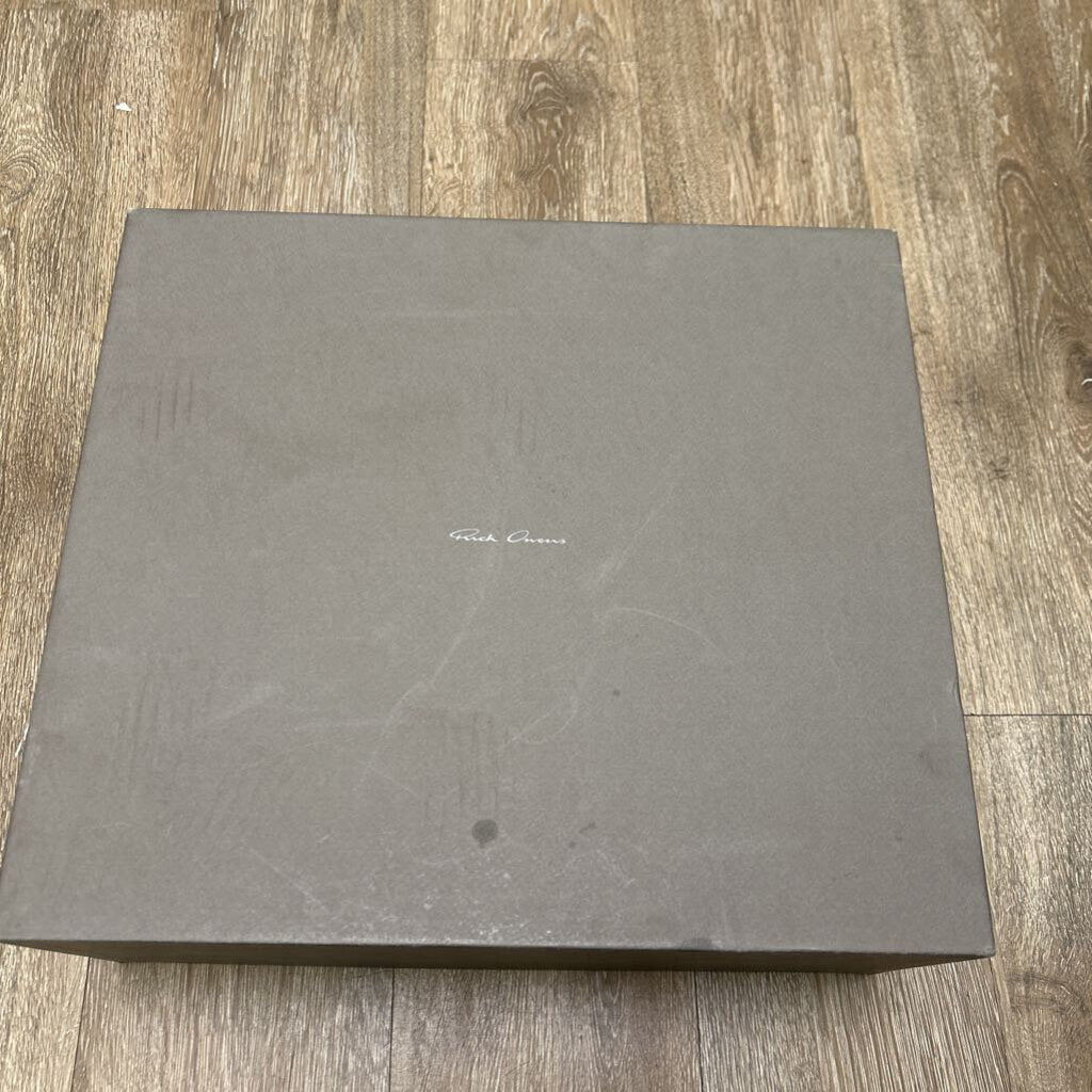 Preowned Rick Owens Pink Milk Jumbo Lace Geobasket sz.42