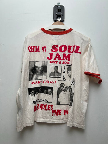 New HMDD R&B Ringer Tee Size Small