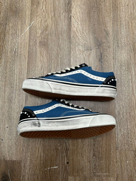 New Vans Pealized Navy Blue White Sz.9