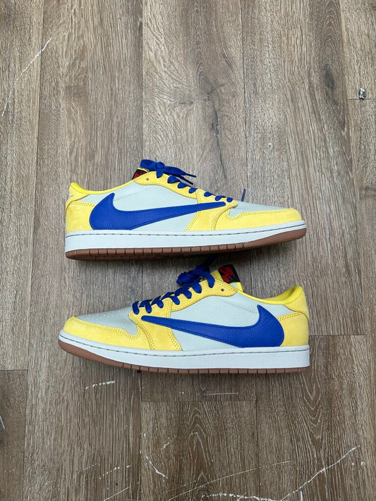 New Jordan 1 Low Travis Scott Canary Sz.12.5W/11M