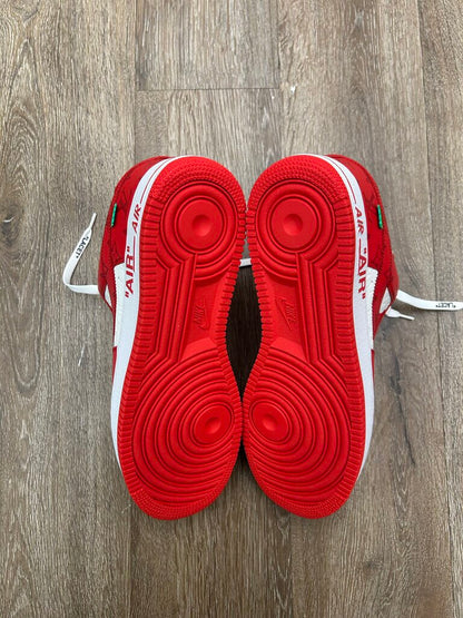 New Nike Louis Vuitton Monogram Red AF1 sz.11US