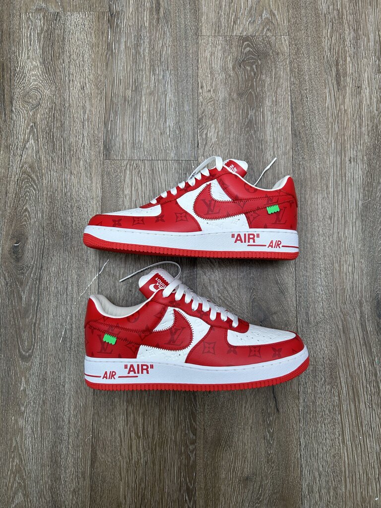 New Nike Louis Vuitton Monogram Red AF1 sz.11US