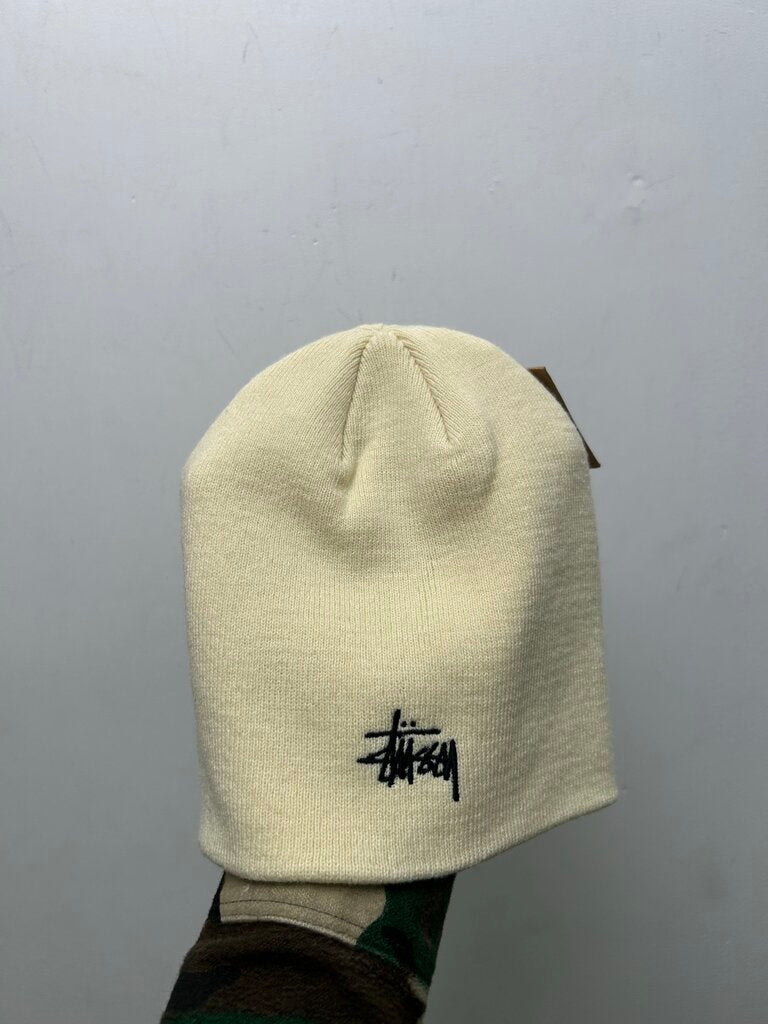 New Stussy Cream Beanie