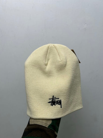 New Stussy Cream Beanie