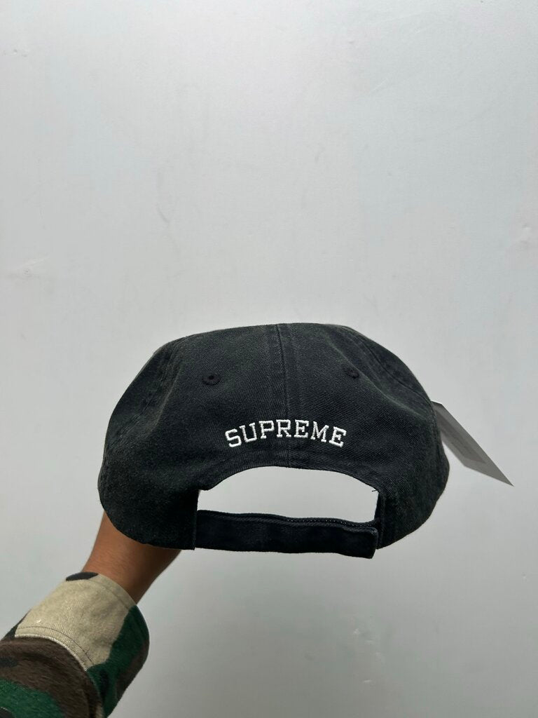 New Supreme 6 Panel Black Bottle Opener Hat