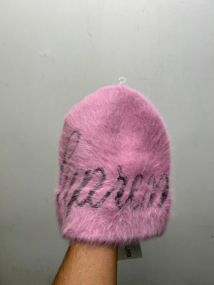 New Supreme Pink Jacquard Kangol Pink Beanie