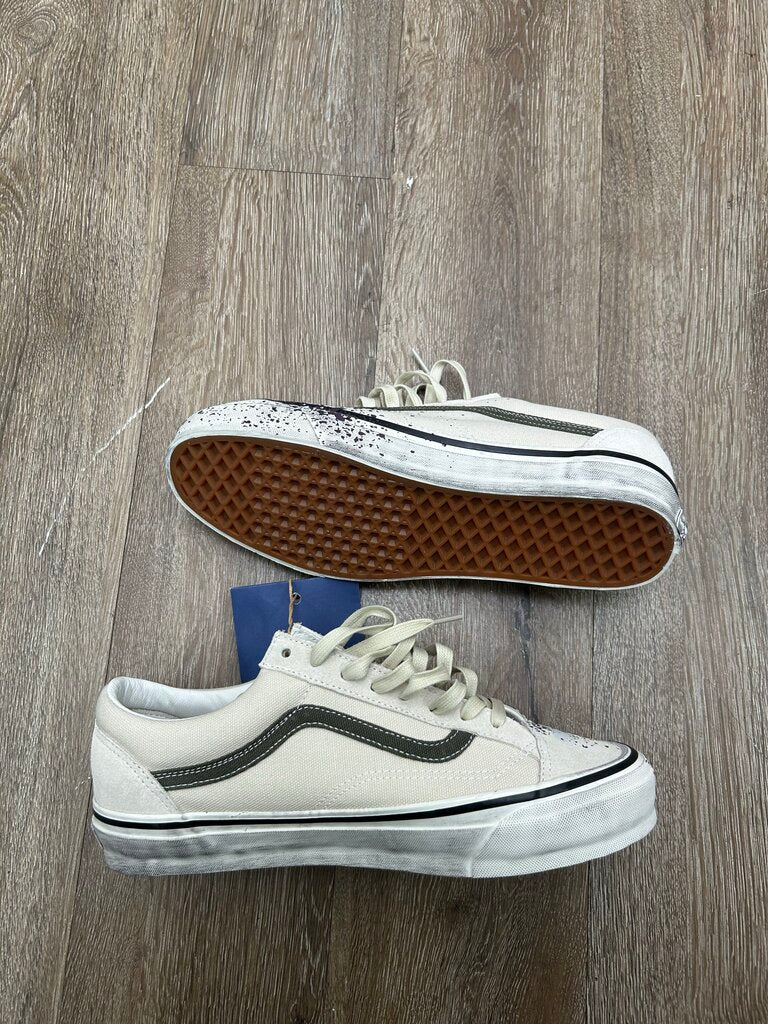 New Vans Turtledove White Paint Splatter Sz.11