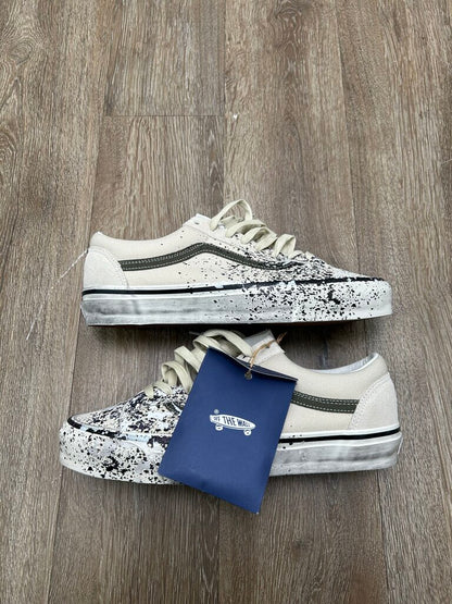 New Vans Turtledove White Paint Splatter Sz.11