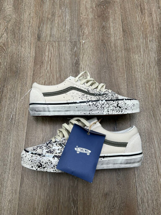 New Vans Turtledove White Paint Splatter Sz.11