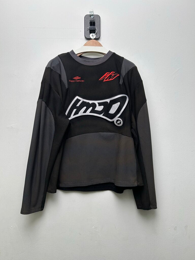 Preowned HMDD Black Red Grey Jersey Sz.Large