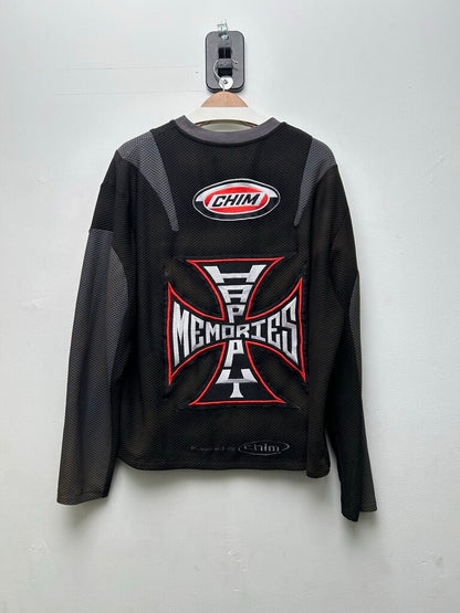 Preowned HMDD Black Red Grey Jersey Sz.Large