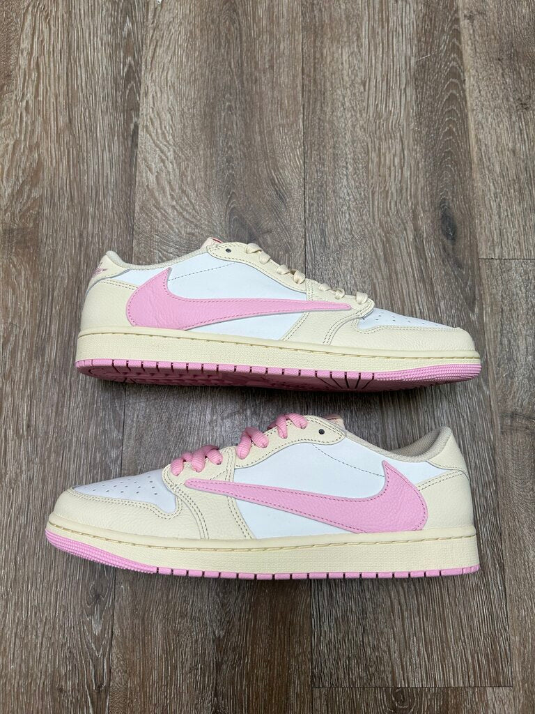 Preowned Jordan 1 Low Travis Scott Shy Pink Sz.10.5