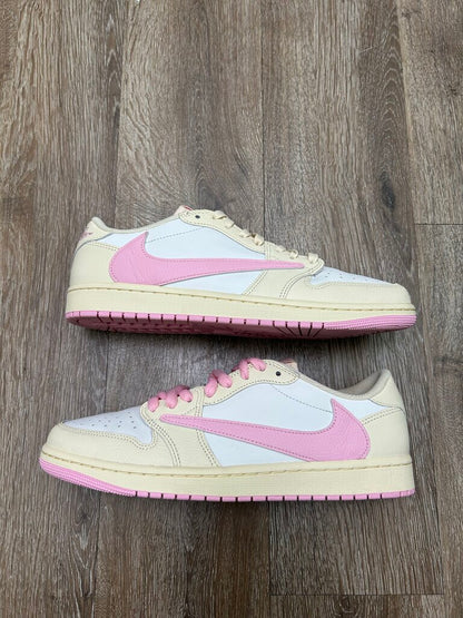 Preowned Jordan 1 Low Travis Scott Shy Pink Sz.10.5
