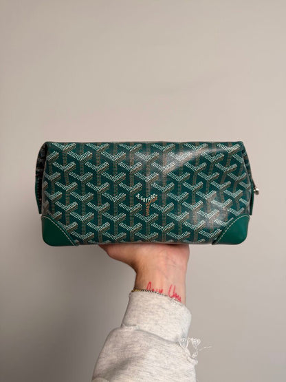 Pre-Owned Goyard Green Toiletry Bag