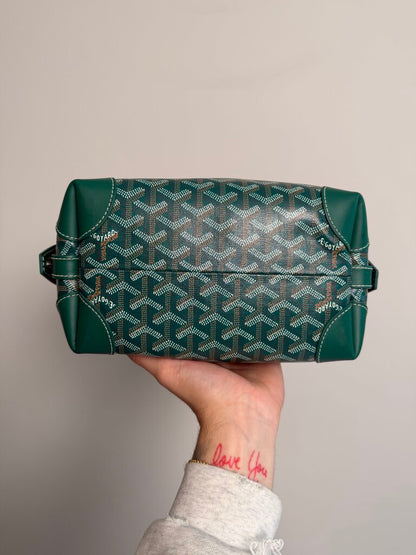 Pre-Owned Goyard Green Toiletry Bag