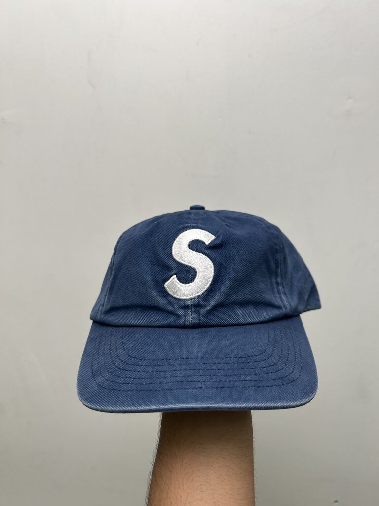 New Supreme Blue S Logo Hat