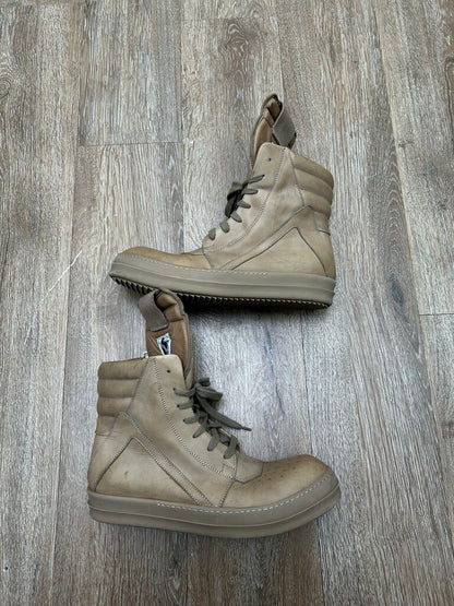 Preowned Rick Owens Geobasket Brown On Brown Sz.40