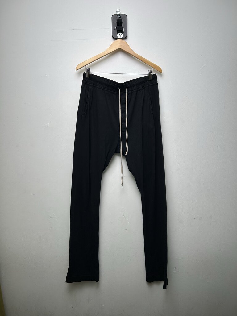 Preowned Rick Owens Black Slim Berlin Sweatpants Sz.Small